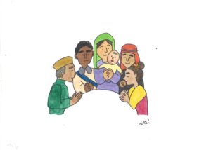 2020年10・11・12月号　35課　カラーイラスト
