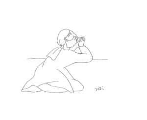2020年4・5・6月号　13課モノクロイラスト