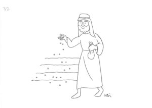 2020年10・11・12月号　32課　モノクロイラスト