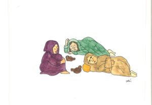 2021年1・2・3月号　49課　カラーイラスト