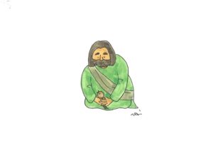 2021年1・2・3月号　45課　カラーイラスト