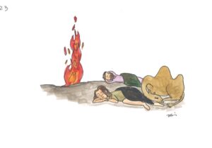 2020年7・8・9月号　23課　カラーイラスト