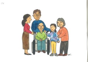 2021年4・5・6月号　12課　カラーイラスト